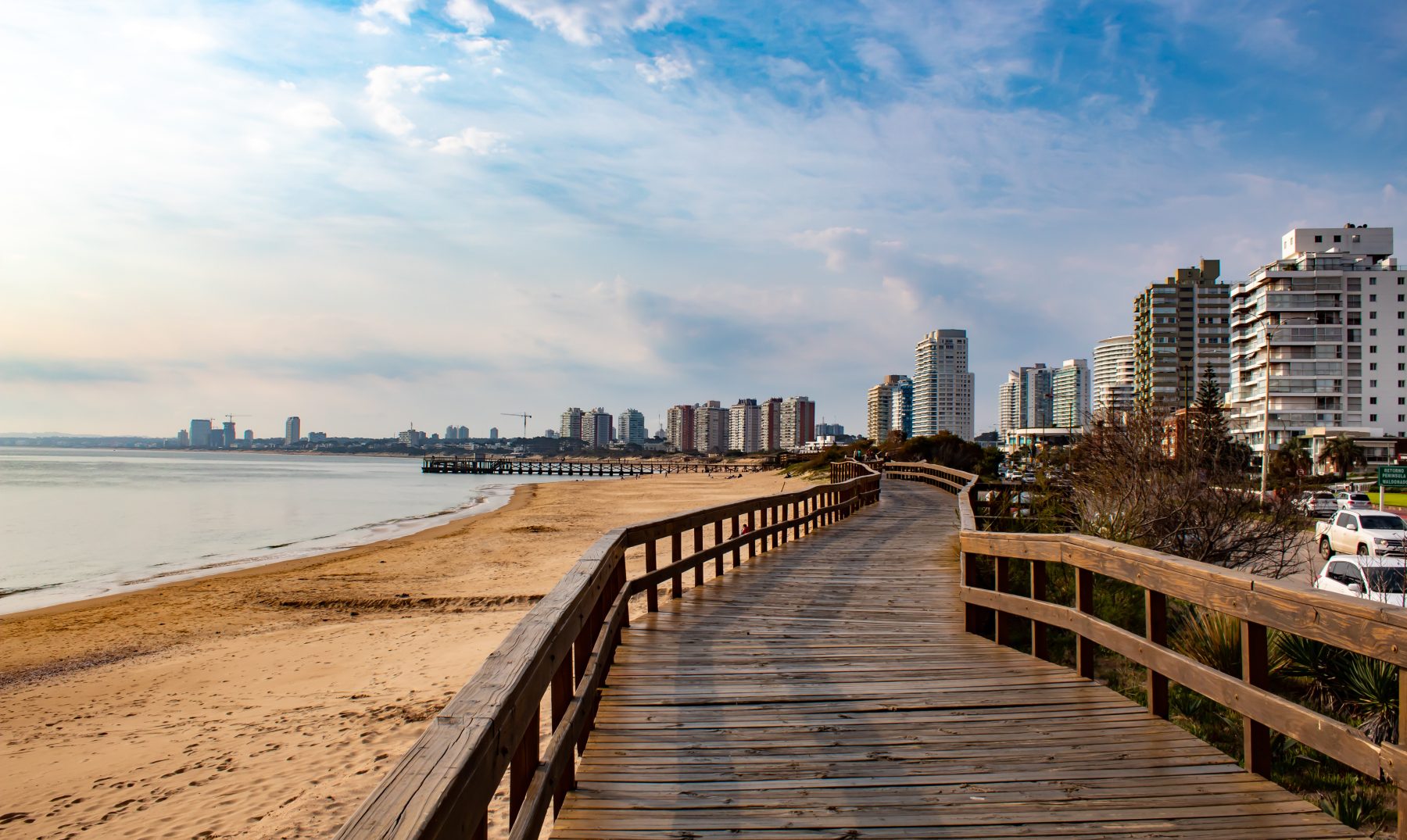 Imagen de la costa de Punta del Este